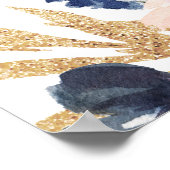 絶妙な秋フローラベビージェンダーリビールポスター ポスター (角)