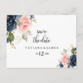 絶妙な秋フローラ日付の保存 ポストカード (正面)