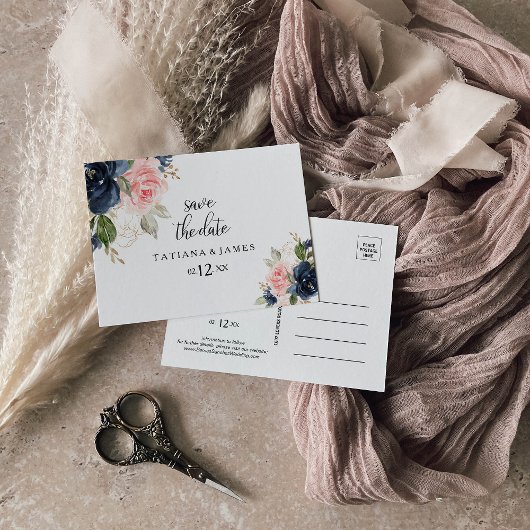 絶妙な秋フローラ日付の保存 ポストカード