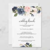 絶妙な秋フローラ結婚ズブランチ 招待状 (正面)