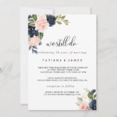 絶妙な秋フローラ誓の更新 招待状 (正面)