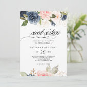 絶妙な秋フローラSweet sixteen誕生日パーティー 招待状 (スタンド正面)