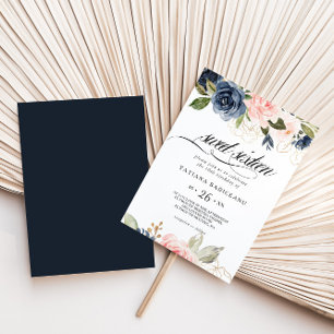 絶妙な秋フローラSweet sixteen誕生日パーティー 招待状