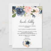 絶妙な秋ブランチ&バブリーブライダルシャワー 招待状 (正面)