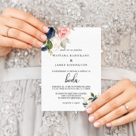 絶妙な秋結婚フローラ 招待状