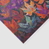 絶妙な紅葉、カラフル秋デザイン 薄葉紙 (詳細)