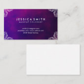 絶妙な色合いとファンシーコーナー 名刺 (正面/裏面)