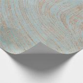 絶妙な青と銅大理石の色 ラッピングペーパー (角)