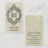 絶妙な風化させた名刺のデザイン 名刺 (正面/裏面)