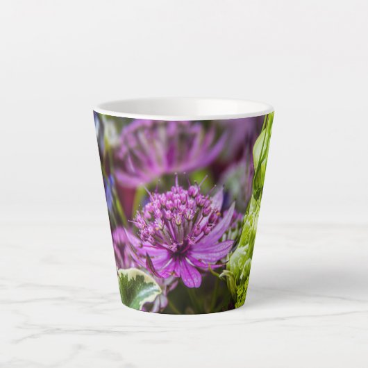 絶妙な魔法の花#1 カフェラテマグ (正面)