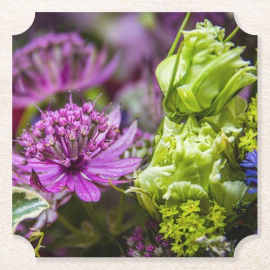 絶妙な魔法の花#1 ペーパーコースター (正面)