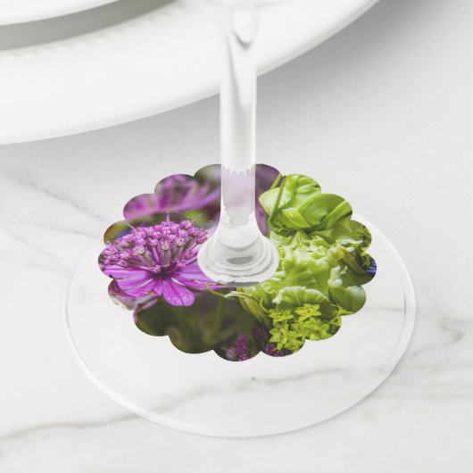 絶妙な魔法の花#1 ワイングラスタグ (クローズアップ)