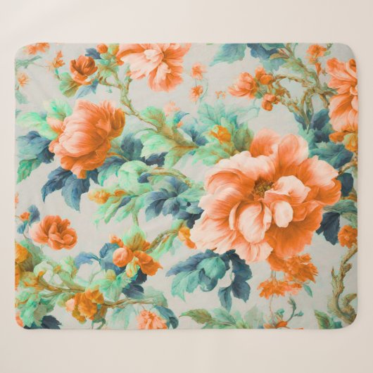 絶妙な黄金色の花と青い緑の葉花 シェルパブランケット (正面(横))