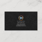 絶妙な黒は企業のな創設者CEOを塗ります 名刺 (裏面)