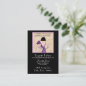 「絶妙なDiva」ファッション・ビジネス・カード 名刺 (スタンド正面)