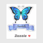 絶妙アクアバタフライデザイン シール (シート)