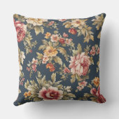 絶妙イタリアンな美しい花柄 アウトドアクッション (裏面)