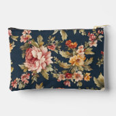 絶妙イタリアンな美しい花柄 アクセサリーポーチ (裏面)