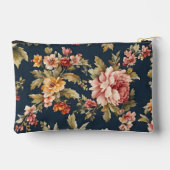 絶妙イタリアンな美しい花柄 アクセサリーポーチ (裏面)