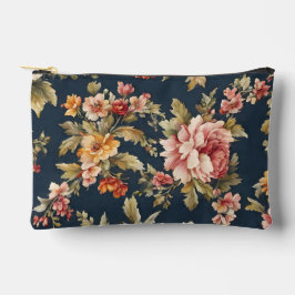 絶妙イタリアンな美しい花柄 アクセサリーポーチ
