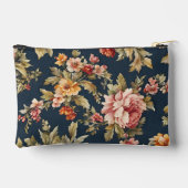 絶妙イタリアンな美しい花柄 アクセサリーポーチ (裏面)