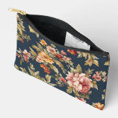 絶妙イタリアンな美しい花柄 アクセサリーポーチ (見開き)