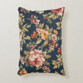 絶妙イタリアンな美しい花柄 アクセントクッション (正面(垂直))