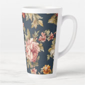 絶妙イタリアンな美しい花柄 カフェラテマグ (右)