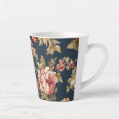 絶妙イタリアンな美しい花柄 カフェラテマグ (右)