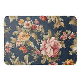 絶妙イタリアンな美しい花柄 バスマット