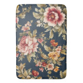 絶妙イタリアンな美しい花柄 バスマット (正面縦)