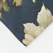 絶妙イタリアンな美しい花柄 フリースブランケット (角)