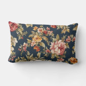 絶妙イタリアンな美しい花柄 ランバークッション (裏面)