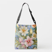 絶妙エレガント春の花。絵を描の クロスボディバッグ (裏面)