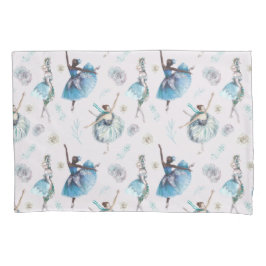 絶妙ブルーバレリナスオン赤面 枕カバー