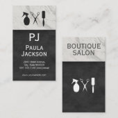 絶妙ラックステクスチャモノグラムと大理石トリム 名刺 (正面/裏面)