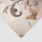 絶妙ロマンチックなピンクのフローラティッシュペーパーシート 薄葉紙 (詳細)