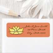 絶妙ロータスインサンキス差出人住所ラベル ラベル (インサイチュ)