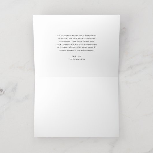 絶対にいけなペット写真かわいいクリスマス 箔シーズンカード (内側レイダウン)