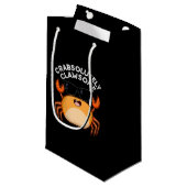 絶対にクラウおもしろいソフカニパンプンダークBG スモールペーパーバッグ (正面アングル)