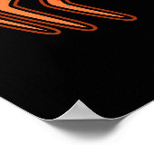 絶対にクラウおもしろいソフカニパンプンダークBG ポスター (角)