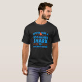 絶対にシャークという名前の犬を持ってビーチDelをrehoboth Tシャツ (正面フル)