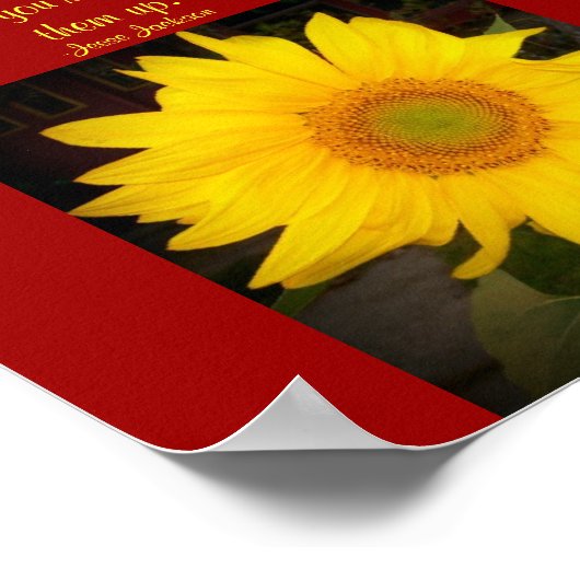 絶対に下を見ない…引用文ポスター – ジェシー・ジャクソン ポスター (角)