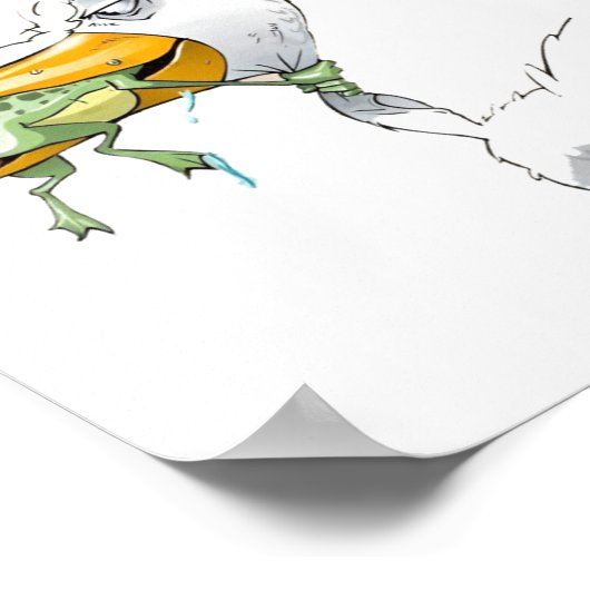 絶対に与えカエルの贈り物をしない ポスター (角)