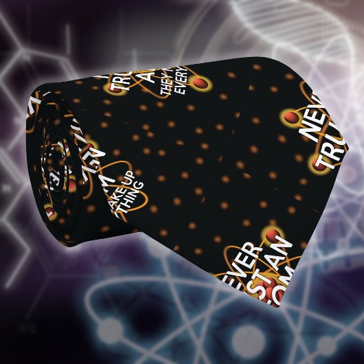 絶対に原子科学の引用文をおもしろい信用しない ネクタイ