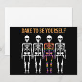 絶対に可愛いLGBTのプライド 招待状 (正面/裏面)