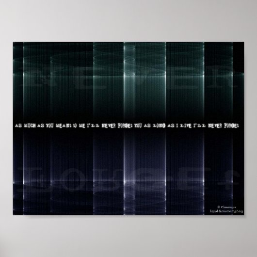 絶対に忘れ ポスター (正面)