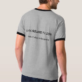 絶対に最終的な正方形TV Tシャツ (裏面)