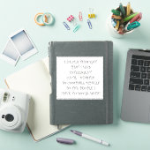 絶対に本当のステッカー シール (iPadカバー)