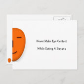 絶対に目を作らない… -スマイルを送信 – はがきおもしろい ポストカード (正面/裏面)